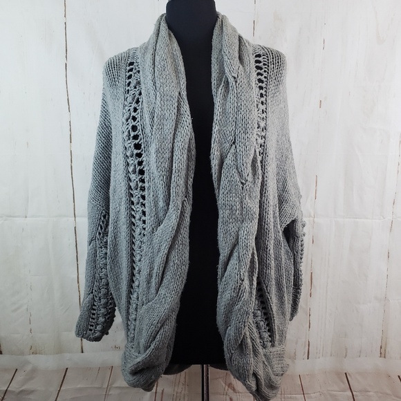 Joie Sweaters - Joie Open Front Wool Cashmere Sweater Sz M VGUC